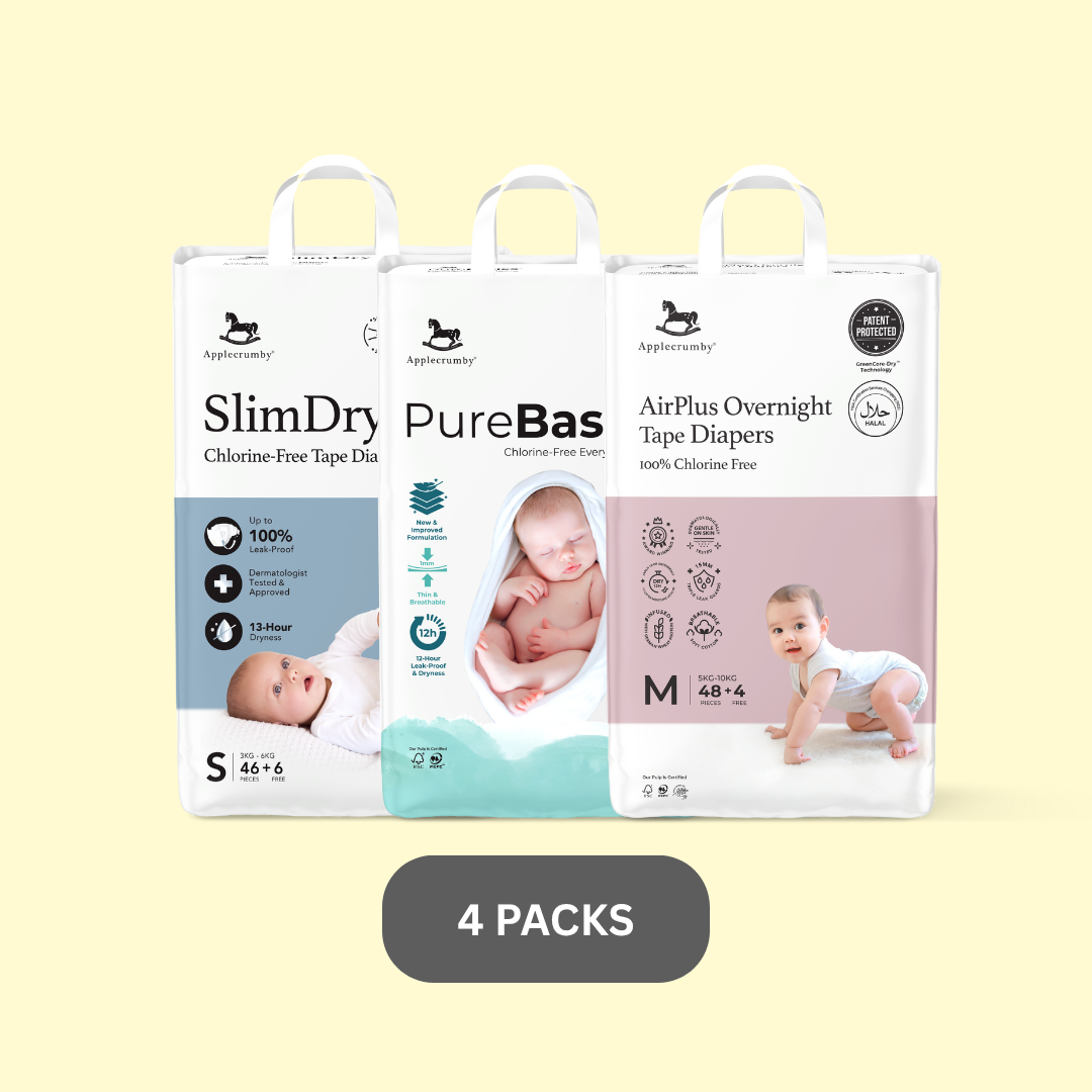 Diapers Mega 4 Packs EM
