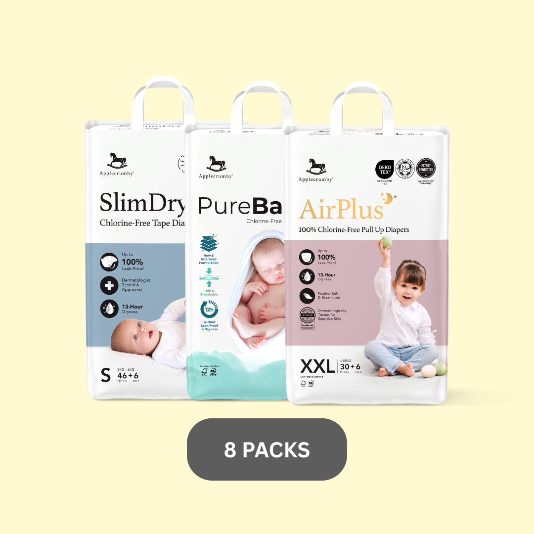 Diapers Mega 8 packs