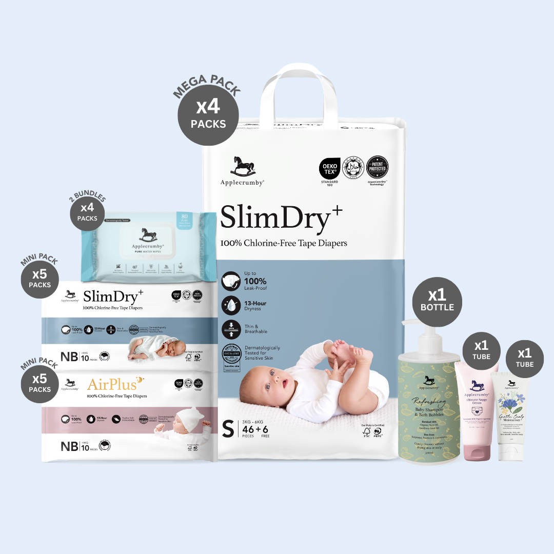 SlimDry⁺ Campuran Newborn Bundle