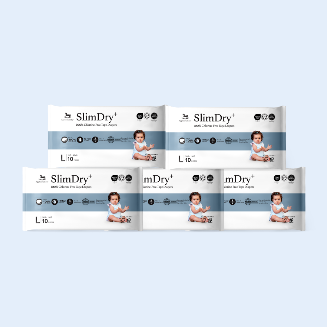 SlimDry⁺ Mini Diapers (5 packs)