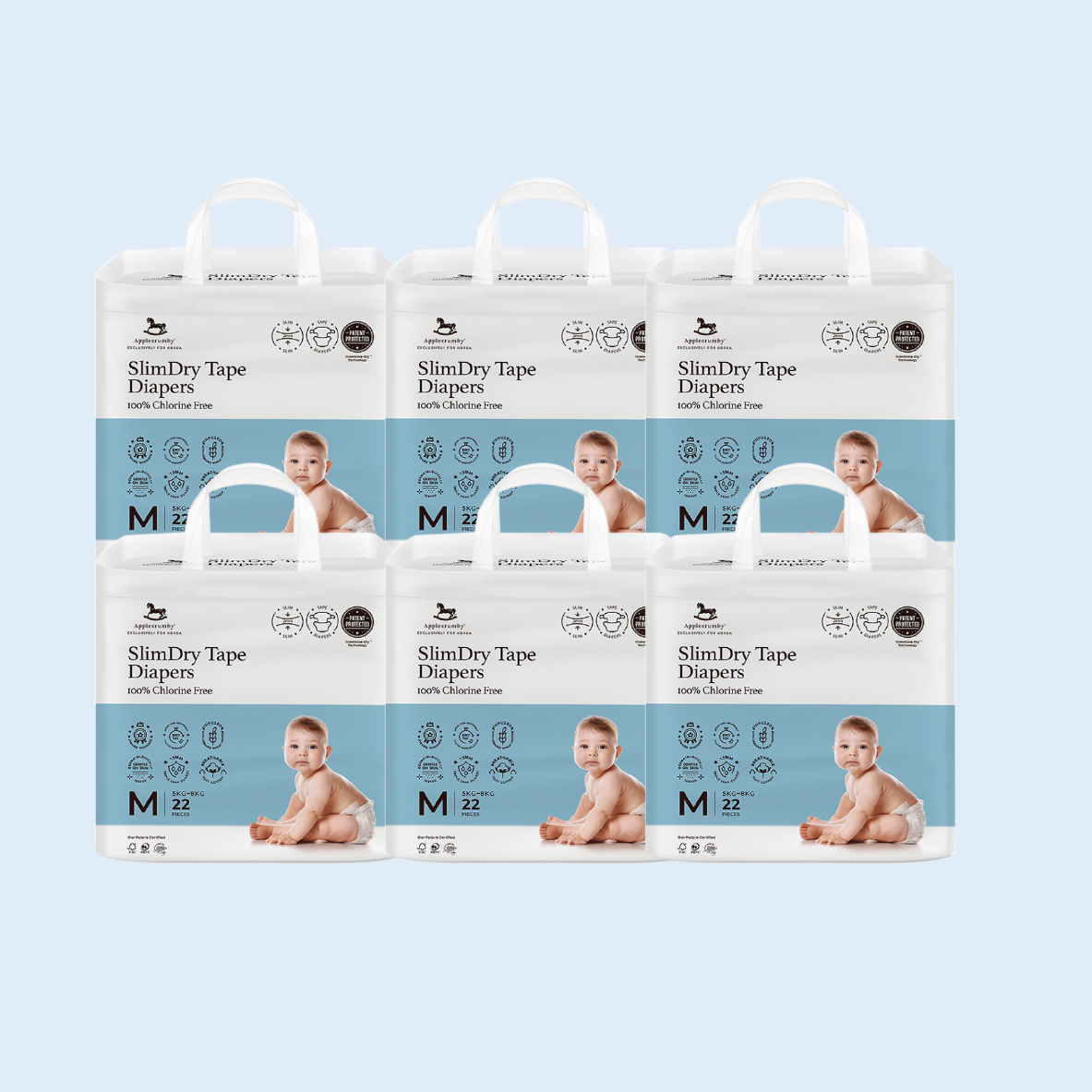 Korean SlimDry EasyDay (6 Packs)