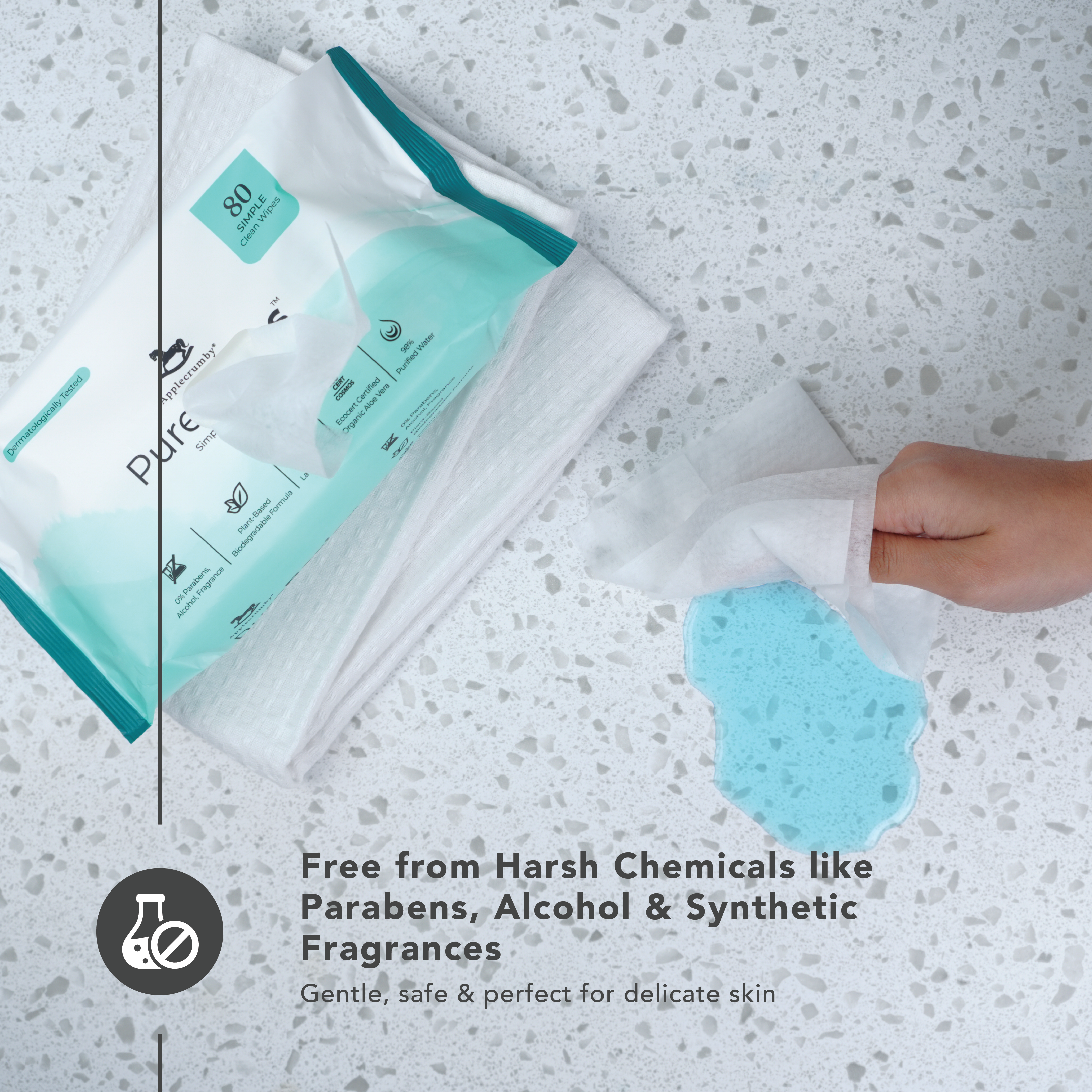 PureBasics Wipes 80s (3 Packs)
