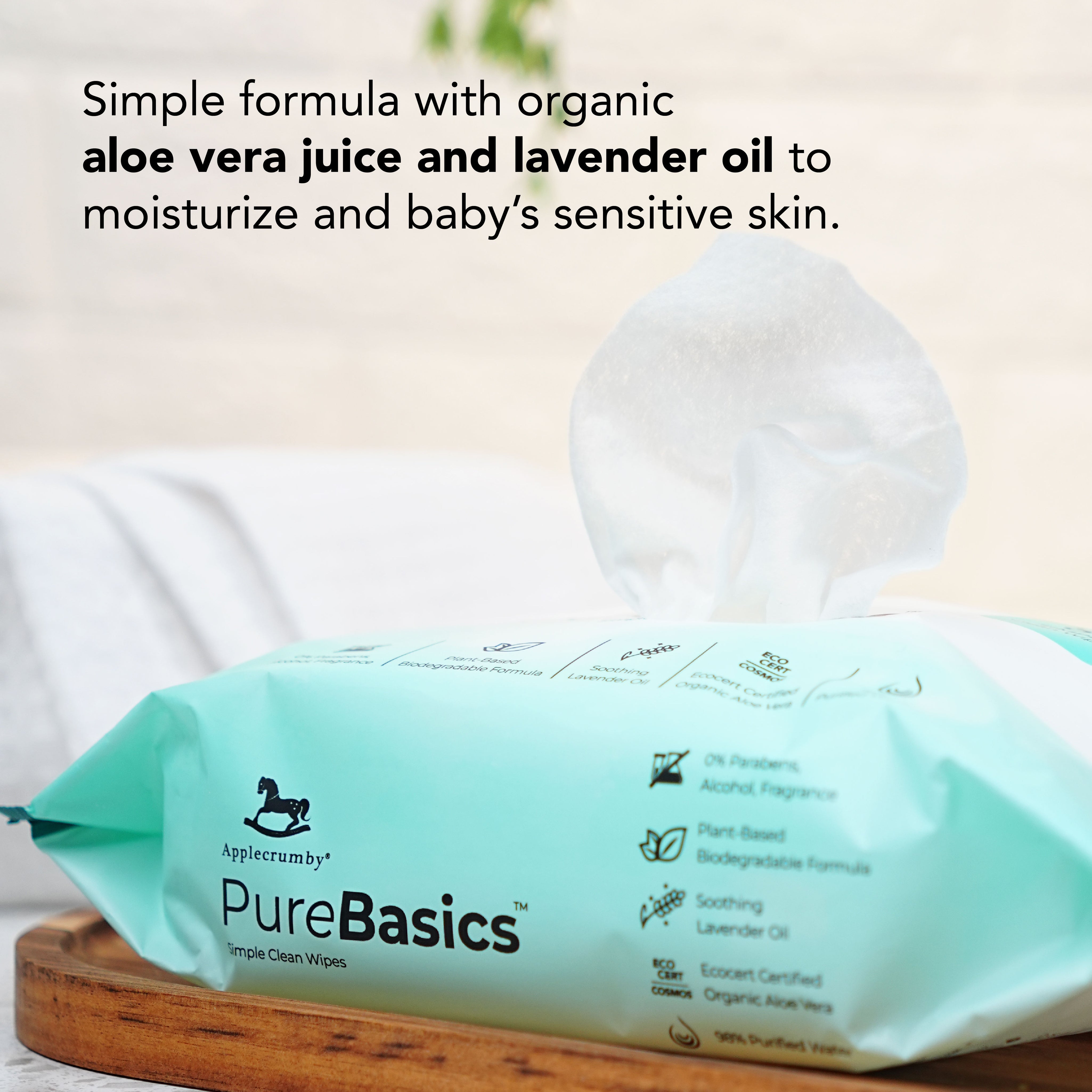 PureBasic Wipes 80s (12 Packs)