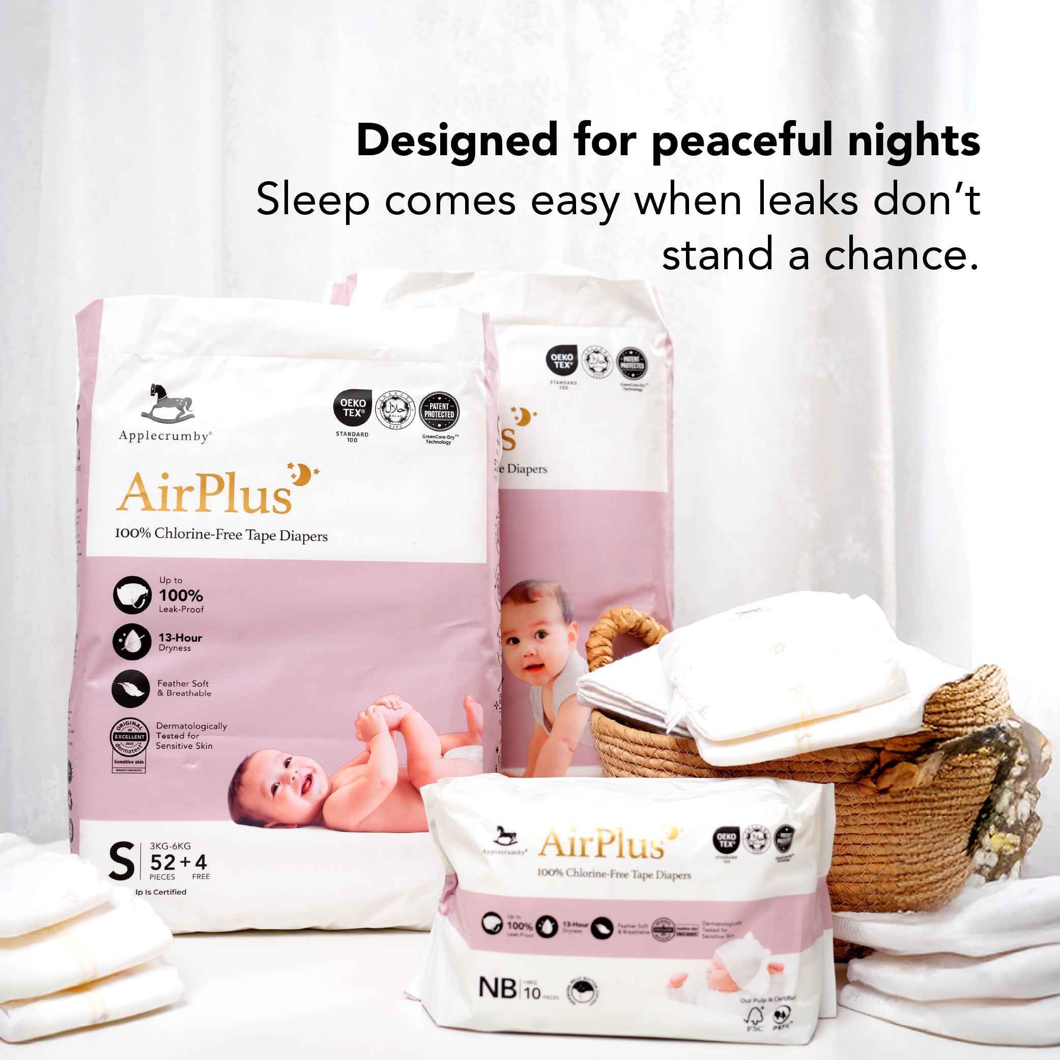 AirPlus Mega Diapers (12 Packs)