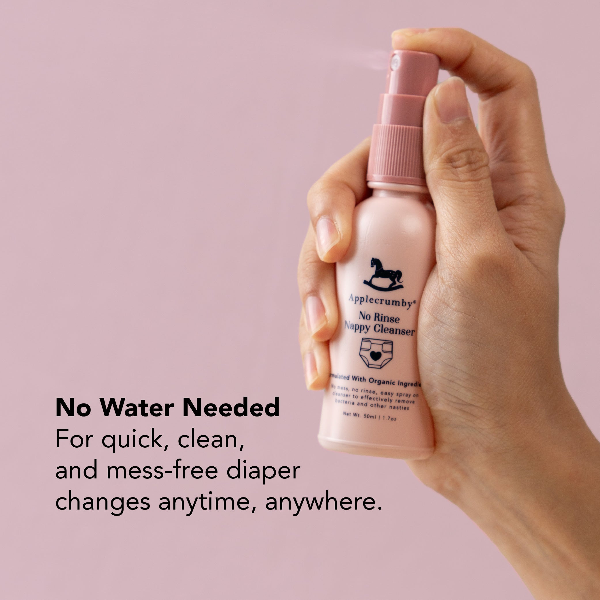 Cecair Pembersih Lampin Tanpa Bilas