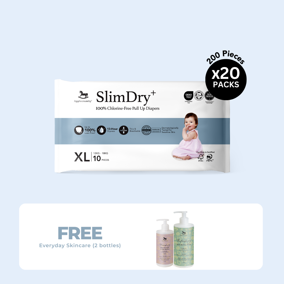 [Special Bundle] SlimDry⁺ Mini Diapers (200 Pieces)