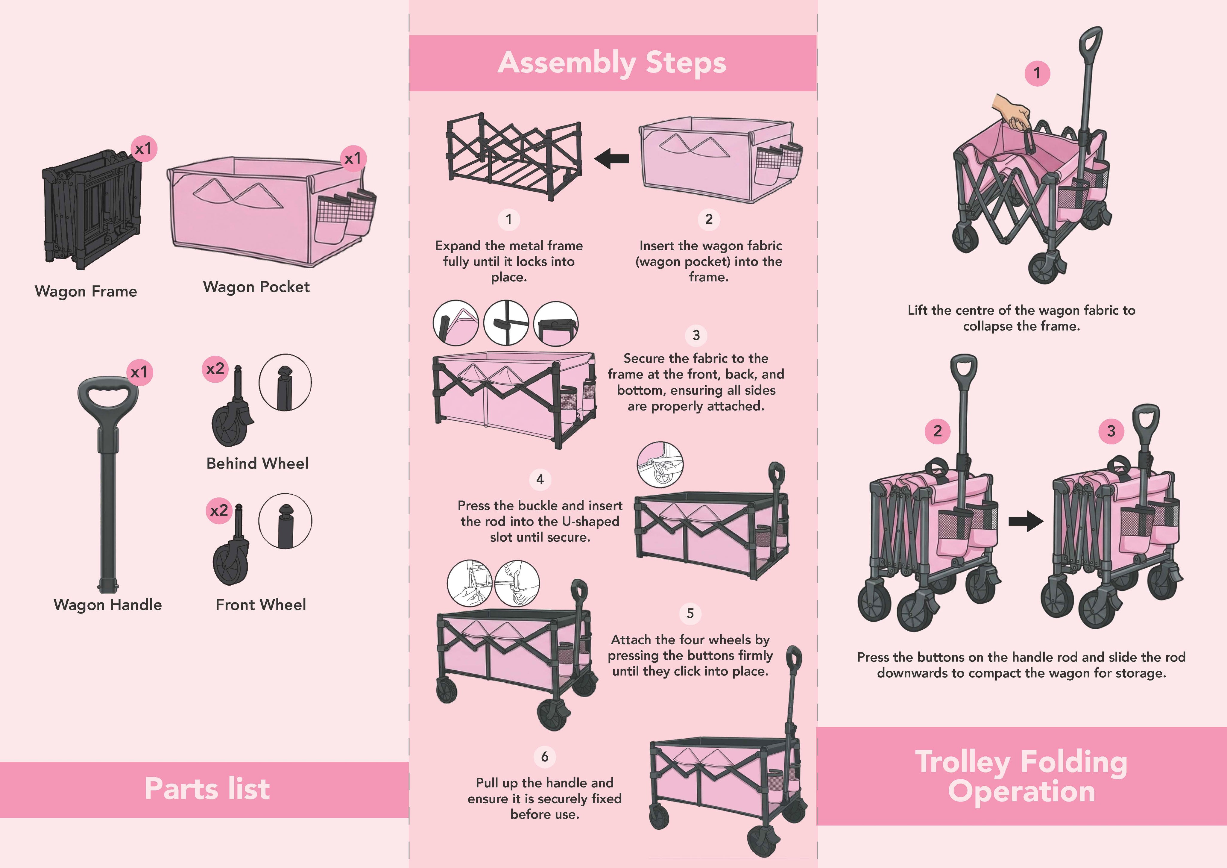 Pink Camping Wagon