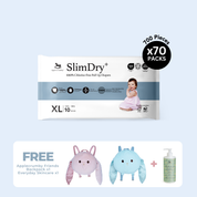 SlimDry⁺ Mini Diapers (700 Pieces)