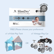 SlimDry⁺ Mini Diapers (800 Pieces)