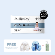 SlimDry⁺ Mini Diapers (600 Pieces)