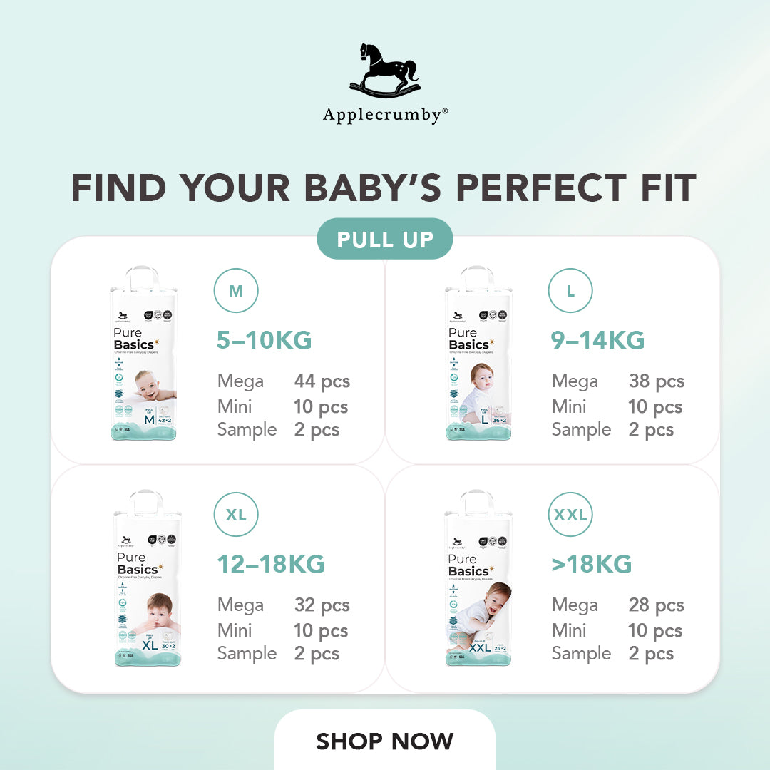 PureBasics Mini Diapers (5 packs / 1 Carton)