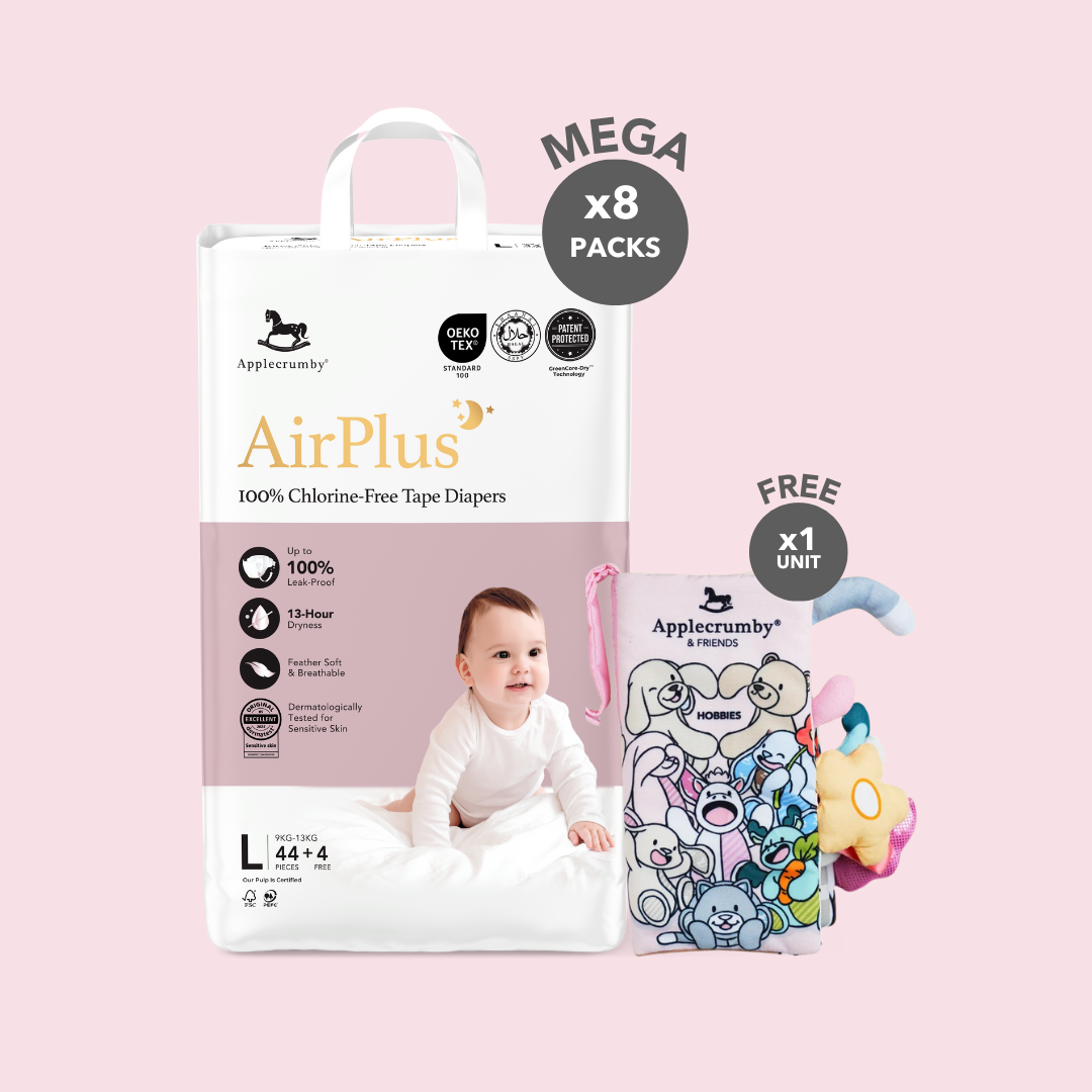 AirPlus Mega Diapers (8 Packs)