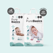 [BUY 8 Free 2] PureBasics Diapers (EM-Sabah)