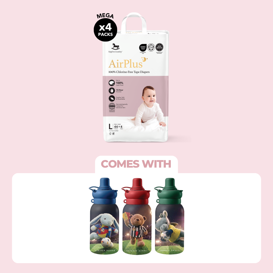 [Football Edition] AirPlus Mega Diapers (4 packs)