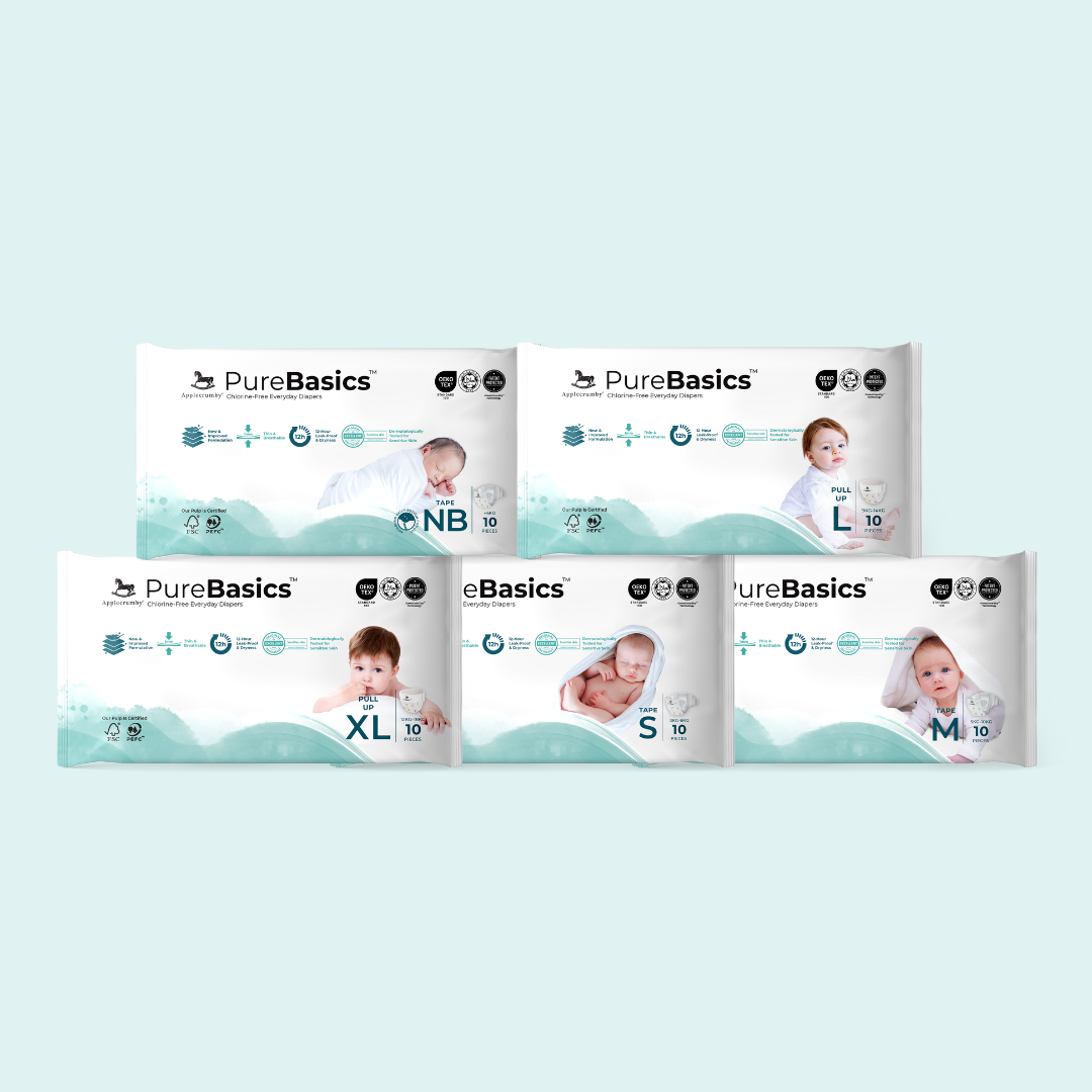 PureBasics Mini Diapers (5 packs)