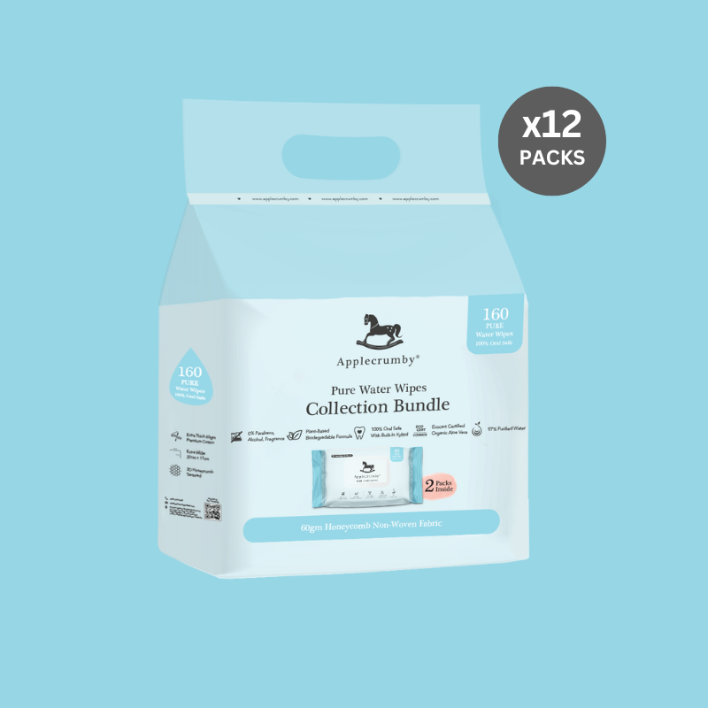 Pure Water Wipes (80s x 12 Packs)