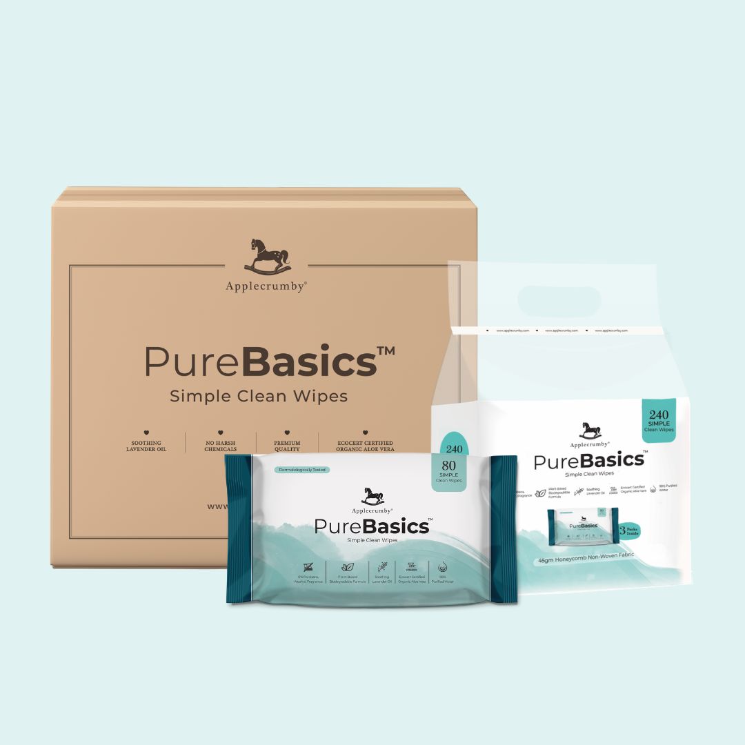 PureBasics Wipes 80s (12 Packs / 1 Carton)