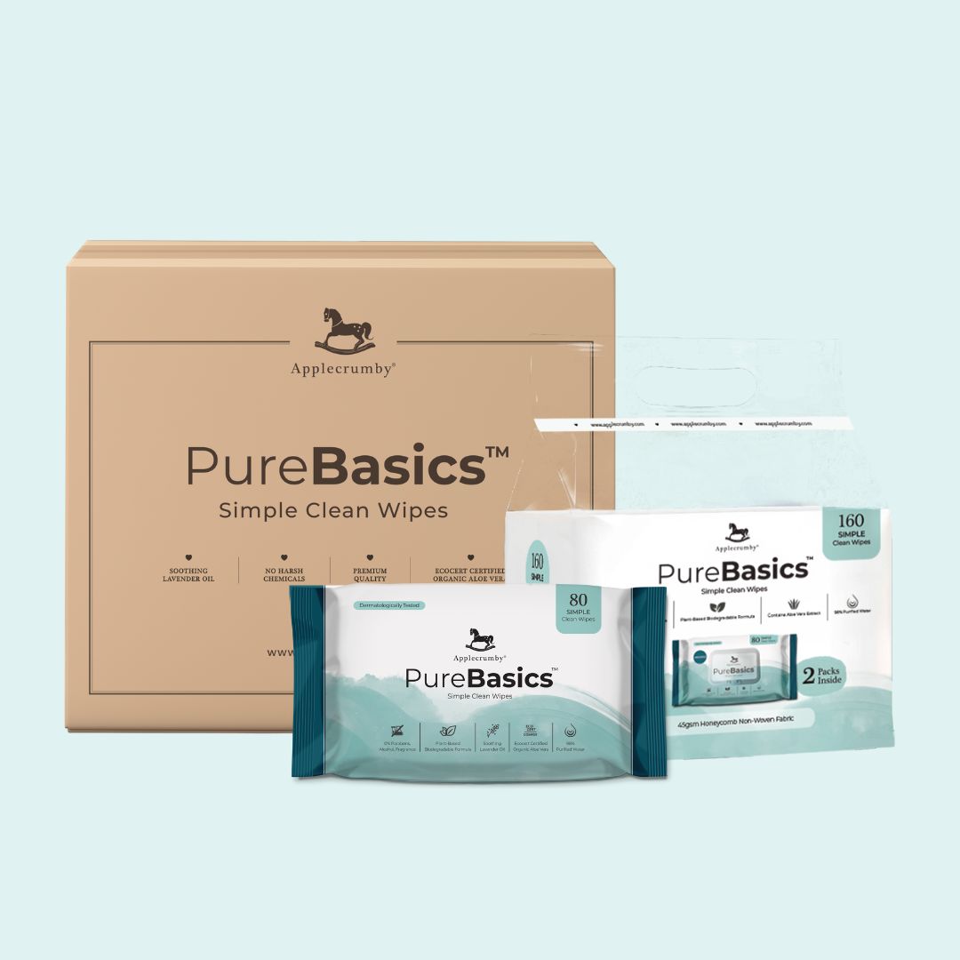 PureBasics Wipes 80s (12 Packs / 1 Carton)